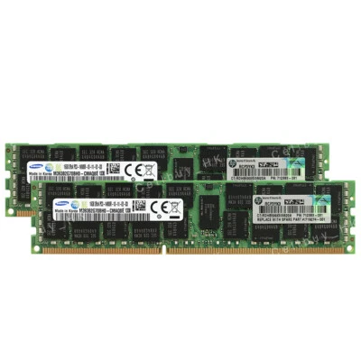 Samsung 32GB 2X16GB 2Rx4 1866MHz DDR3-14900R 240PIN Registered ECC Server Memory - Image 1 of 4