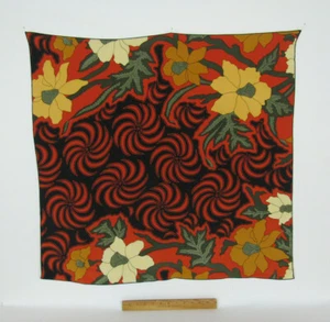 Vintage 1980er 90er BLUMENSCHAL SEIDE POLYMISCHUNG? 32 1/2"" bis 31"" HERBSTBLÄTTER MOD - Bild 1 von 10