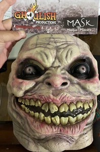 Creepypasta Abigail Adult Skeleton Scary Face Mask Gray Hair New With Tags - Picture 1 of 6