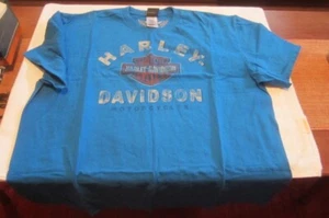 Camiseta azul Harley Davidson Charlottetown, PEI CANADA de segunda mano para hombre talla 2XL - Imagen 1 de 7