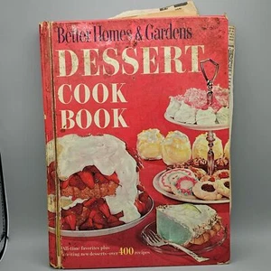 Better Homes & Gardens Dessert Cook Book 1960 Grandmas Vintage Recipes 60s 70s - Picture 1 of 12