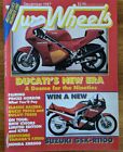 Two Wheels Motorcycle Magazine December 1987 Honda Xbr500 Yamaha Fj1100 Fj1200