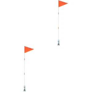 2 Sets Fahnenmast Zubehör reflektierend Fahrradhalterung Kinderfahrrad - Bild 1 von 12