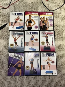 The firm 9 DVD Set New Open Very Good Condition. Fat Burning Body Shaping Sculpt - Picture 1 of 5