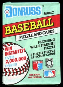 1991 Donruss Baseball Series 2 Unopened Wax Pack - Picture 1 of 1