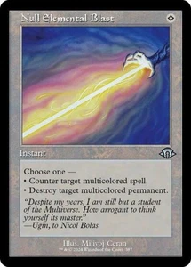 Null Elemental Blast (Retro Frame) -Foil Near Mint MTG Modern Horizons 3 - Picture 1 of 1
