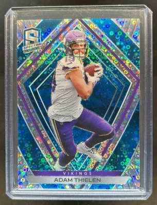 2020 Panini Spectra Adam Thielen Neon Blue #27/60 Vikings - Image 1 of 2