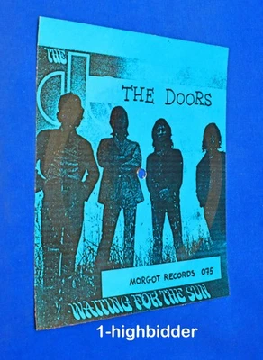 RARE 1970s The Doors YES THE RIVER KNOWS Polish Postcard Records Playable Vinyl - Image 1 of 2