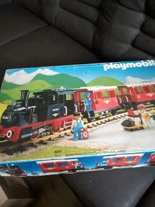 Playmobil 4001 Personenzug Dampflok Gleise Eisenbahn OVP - Bild 1 von 5