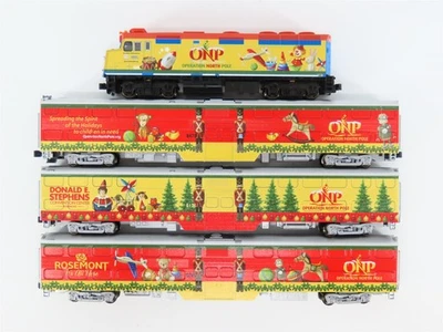 N Scale KATO ONP "Operation North Pole" Christmas F40PH Diesel Passenger Set - Image 1 of 4