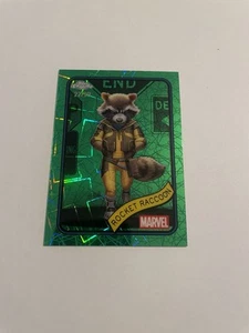 Marvel Topps Chrome 2025 Rocket Raccoon /99 Green - Picture 1 of 3