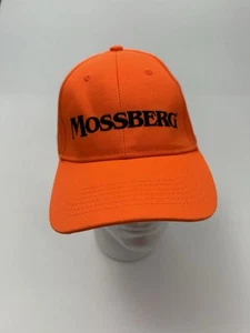 Mossberg Hat Cap Hunting Shooting Outdoors Advertising Blaze Orange Adjustable - Picture 1 of 7
