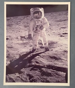 Photography's Finest Hour Set Of 3 Historic Photos Apollo 11 Buzz Aldrin Moon - Picture 1 of 5