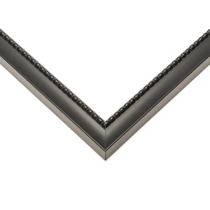 5x20 Zoll Rahmen Schwarz Echtholz Bilderrahmen Breite 0,75 cm | Innenrahmen D - Bild 1 von 8