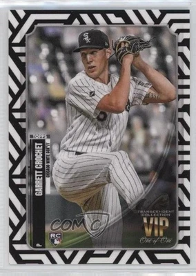 2021 Topps Transcendent Collection VIP Party 1/1 Garrett Crochet Rookie RC - Image 1 of 2