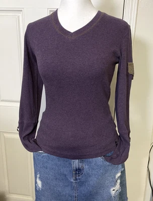 Columbia Vertex Mujer Púrpura Manga Larga Camisa Bolsillos XS Ropa Deportiva De Colección Y2K Foto 1 de 4