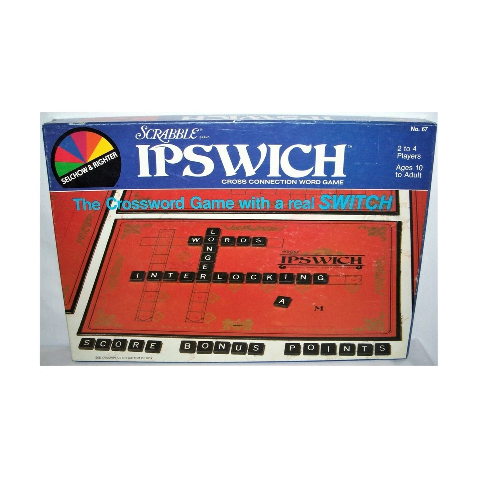 Selchow & Righter Boardgame Scrabble - Ipswich Box VG+/NM - Image 1 of 1
