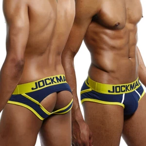 Größe M L XL XXL Herren Jock Unterhose Jockstrap Push Up Blau JOCKMAIL - Bild 1 von 4