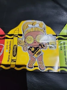 Muñeca CRAYELLOW CUTIE LOL SERIE CRAYOLA. nuevo ABIERTO - Imagen 1 de 2