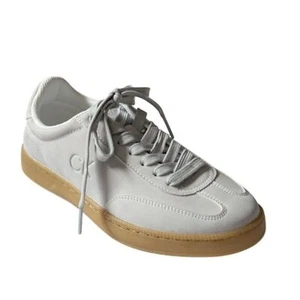 Calvin Klein Womens Casual Sporty Lace-Up Light Gray Sneaker Size 8.5 New w/o BX - Picture 1 of 6