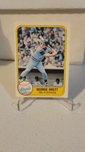 1981 Fleer George Brett Kansas City Royals #655