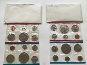 MINT SETS UNCIRCULATED ( 4 Sets ) 1972 1975 1976 1980 - Picture 1 of 4