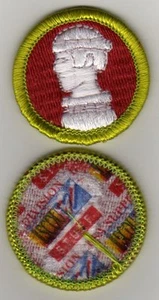 Sculpture Merit Badge, Type J "Scout Stuff" Back (2002-10), Mint - Picture 1 of 1