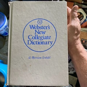 Websters New Collegiate Dictionary 150th Anniversary Edition 1981 Vintage - Picture 1 of 3