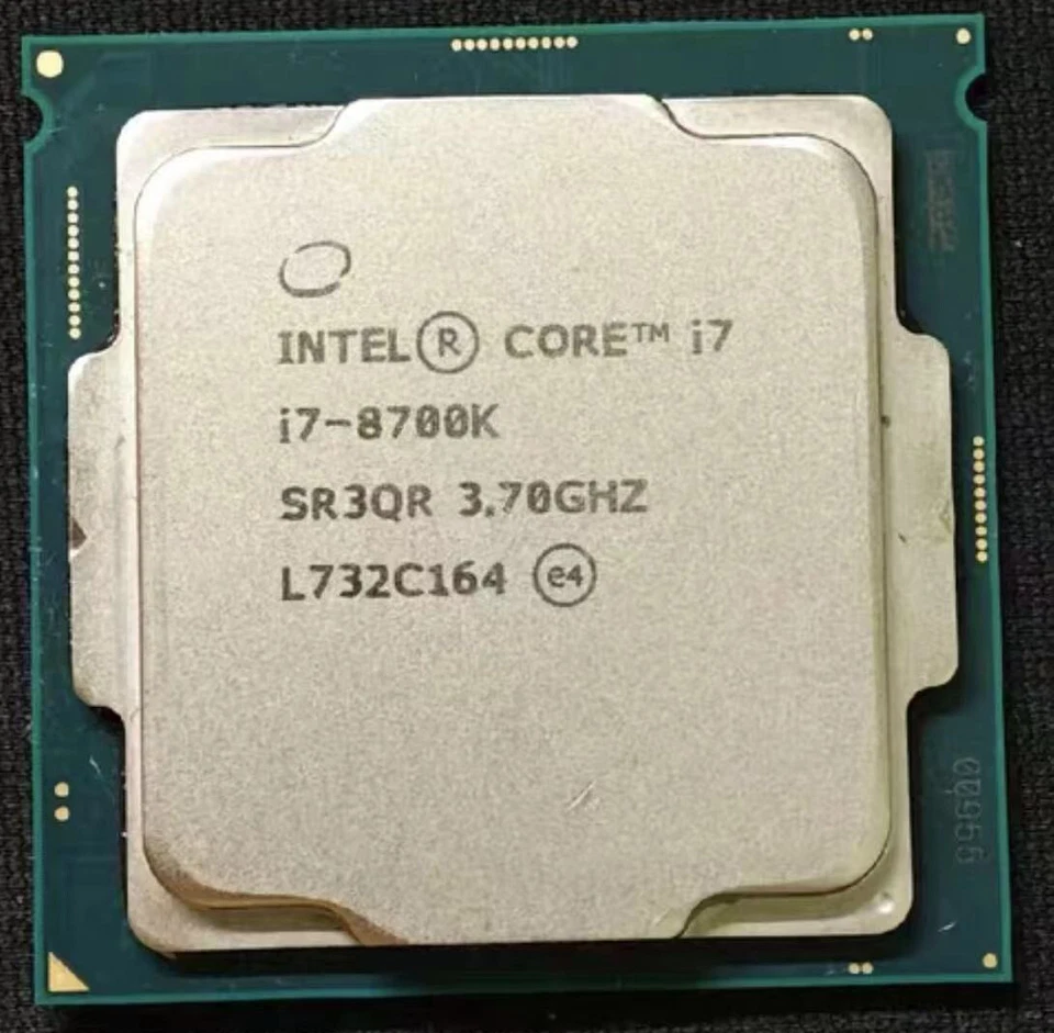 Intel Core i7-8700K six-core 3.7GHz 95W LGA 1151 SR3Q CPU processor - Image 1 of 1