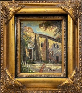 Robert Lui "Duomo" Hand Signed Framed Original Oil Art New! - Picture 1 of 4