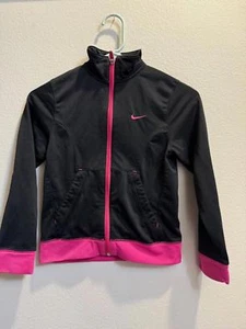 Nike Kid's Small Black & Pink Jacket - Size S - Picture 1 of 3