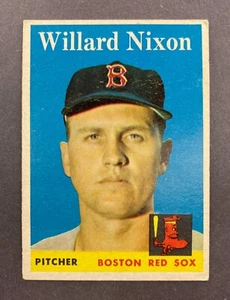1958 Topps #395 Willard Nixon (Boston Red Sox) (A) - Bild 1 von 2