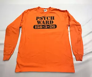 Camiseta Gráfica Psych Ward Mangas Largas Sin Marca Halloween Disfraz Genérico Divertido - Imagen 1 de 5
