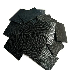 50X Violín Viola Arco Eje Cuero de Vaca Real Agarre Almohadilla para Lapear Cuero de Vaca 35*27 mm - Imagen 1 de 6