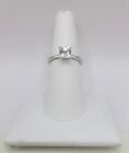 Lab Created White Sapphire Ring Sterling Silver Size 7 