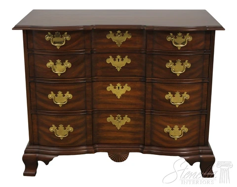 56488EC: HENKEL HARRIS SPNEA Blockfront Mahogany Chest Cover