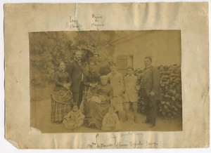 G009 Photographie Ancienne Famille De Maussion Louis Henri vers 1880 Albumine - Foto 1 di 2