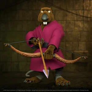 TMNT Ultimates Wave 9 Master Splinter Flocked Figure Super 7 - Picture 1 of 3