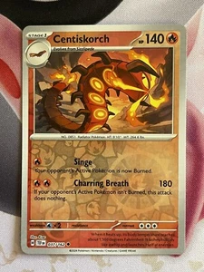Pokémon TCG Centiskorch 037/162 SV05: Temporal Forces Reverse Holo Uncommon - Picture 1 of 1