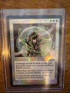 FORCE BUBBLE - MtG Scourge - Rare - FOIL - Picture 1 of 2