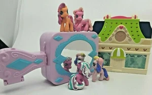 MLP my little pony equestria hair salon and miror compacts cases + 4 MLP - Bild 1 von 4