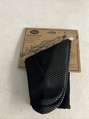 Calcetines Neosport Hi Top Neopreno 2mm Talla Med Negros - Nuevos Foto 1 de 4