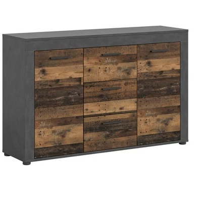 Sideboard JAM - Matera - Old Wood - 125 cm breit Sideboard Kommode TV Sideboard - Bild 1 von 4