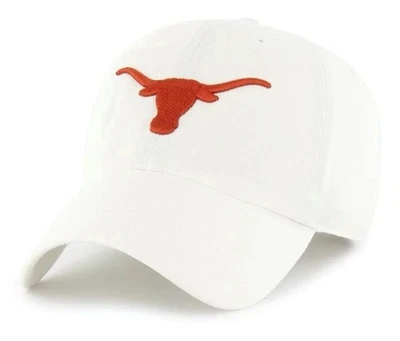 SOMBRERO TEXAS LONGHORNS MVP AUTÉNTICO BLANCO AJUSTABLE EQUIPO DE FÚTBOL NCAA GORRA NUEVA Foto 1 de 4