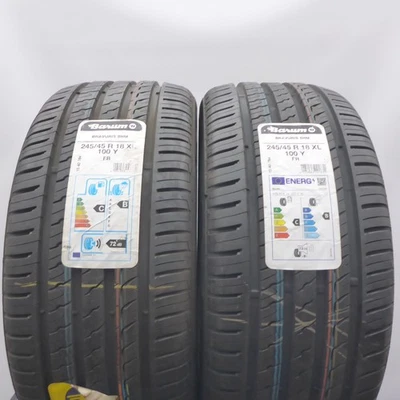 245 45 18 2x BARUM 245/45 R18 100Y XL Bravuris 5 Sommerreifen 2020/21 VOLL - Bild 1 von 4