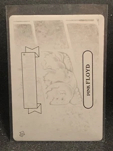 Garbage Pail Kids Brand New Series 3 BNS3 B18b Pink Floyd Black Printing Plate - Picture 1 of 2