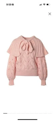 Cárdigan de lana rosa CHANEL Foto 1 de 4