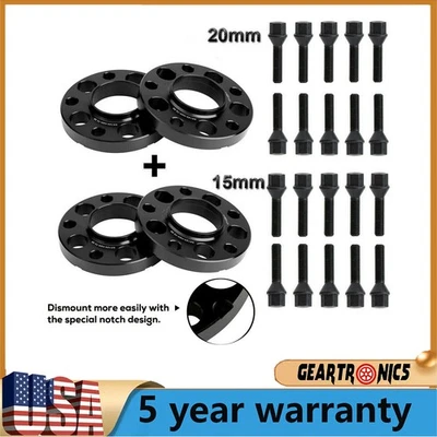 Hubcentric Wheel Spacers Fit For BMW Set of 4 GEARZAAR Replacement Direct Fit - Image 1 of 4