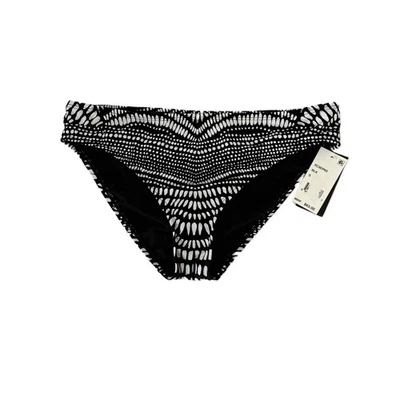 Kenneth Cole Bikini Bottom Womens Black White Patterned Swimwear Size Small - Image 1 of 4