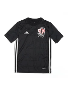 Adidas Girls Black Active T-Shirt 9 - Picture 1 of 2